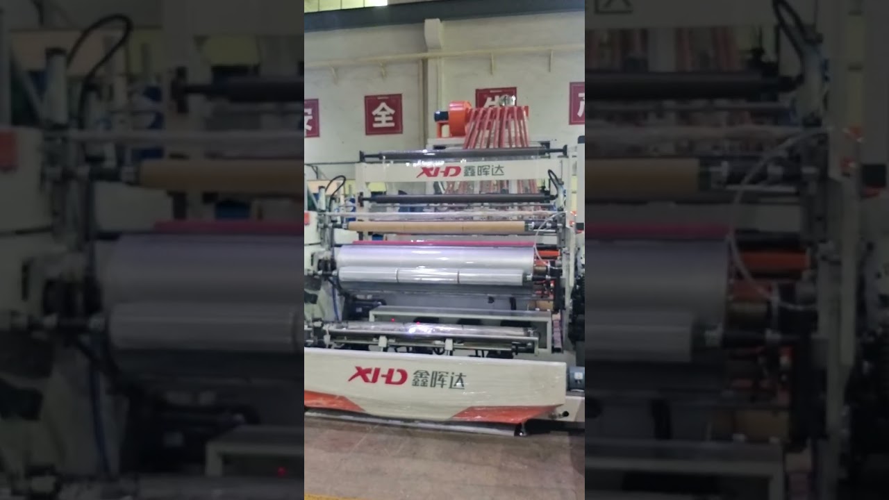 XHD 1500mm stretch film making machine three layer or five layer co extrusion stretch film machine