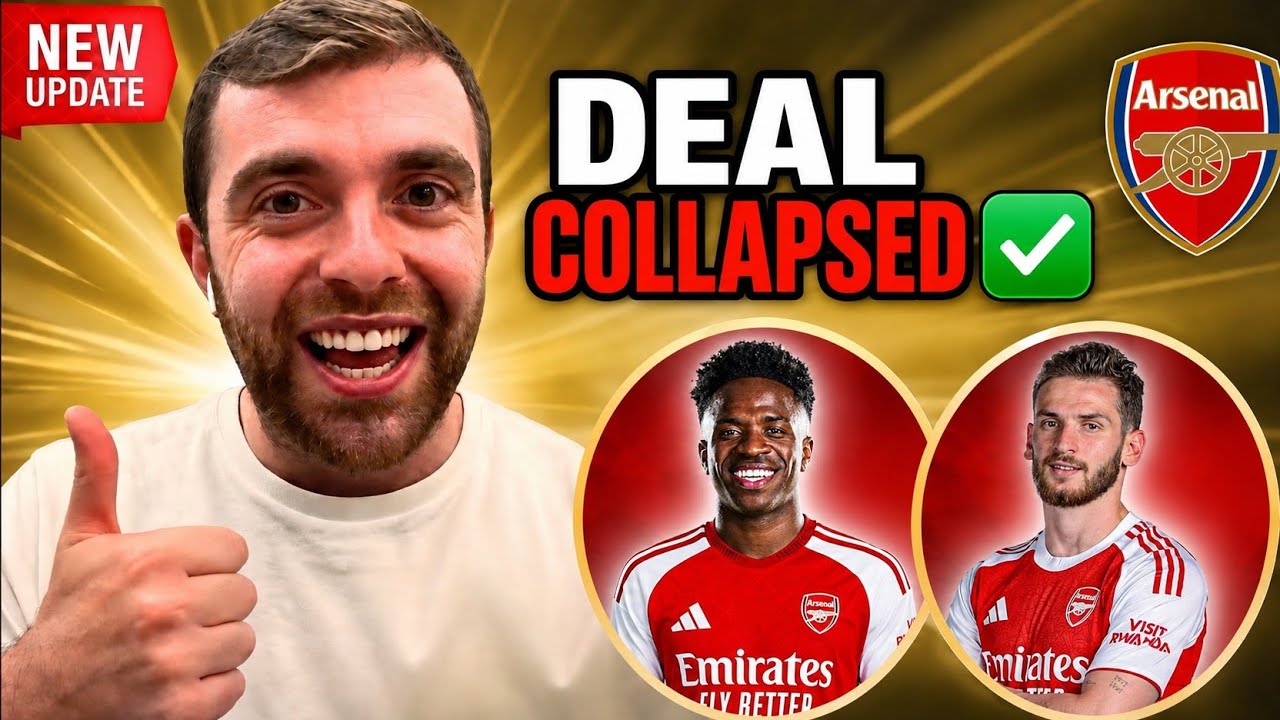 ANNOUNCED 5 MINUTES AGO! FABRIZIO ROMANO CONFIRMED TODAY🤩 DEAL COLLAPSED AT ARSENAL TRANSFER NEWS