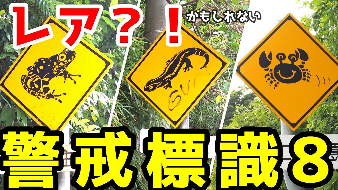 レアかもしれない警戒標識（など）・第8弾・沖縄編【Warning Signs in OKINAWA, JAPAN】