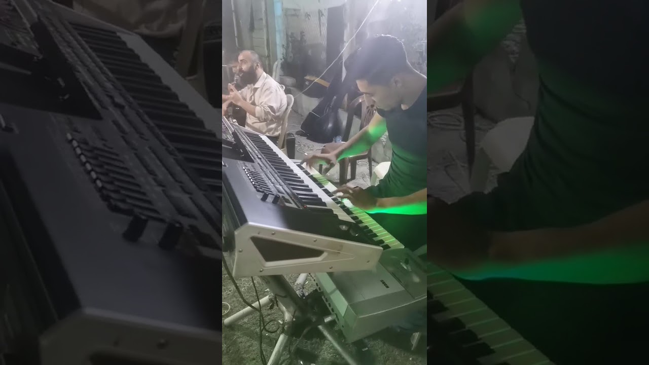 الفنان محمد اليوسف افراح اهالي عنجارة في جنديرس