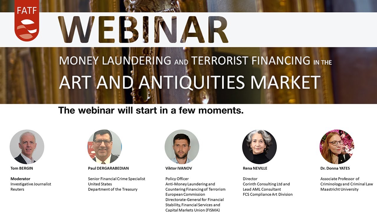 FATF Webinar Money Laundering and Terrorist Financing through the Arts and Antiquities Market