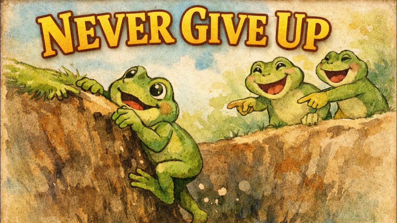Never Give Up – The Deaf Frog Story | Inspirational Moral Story 