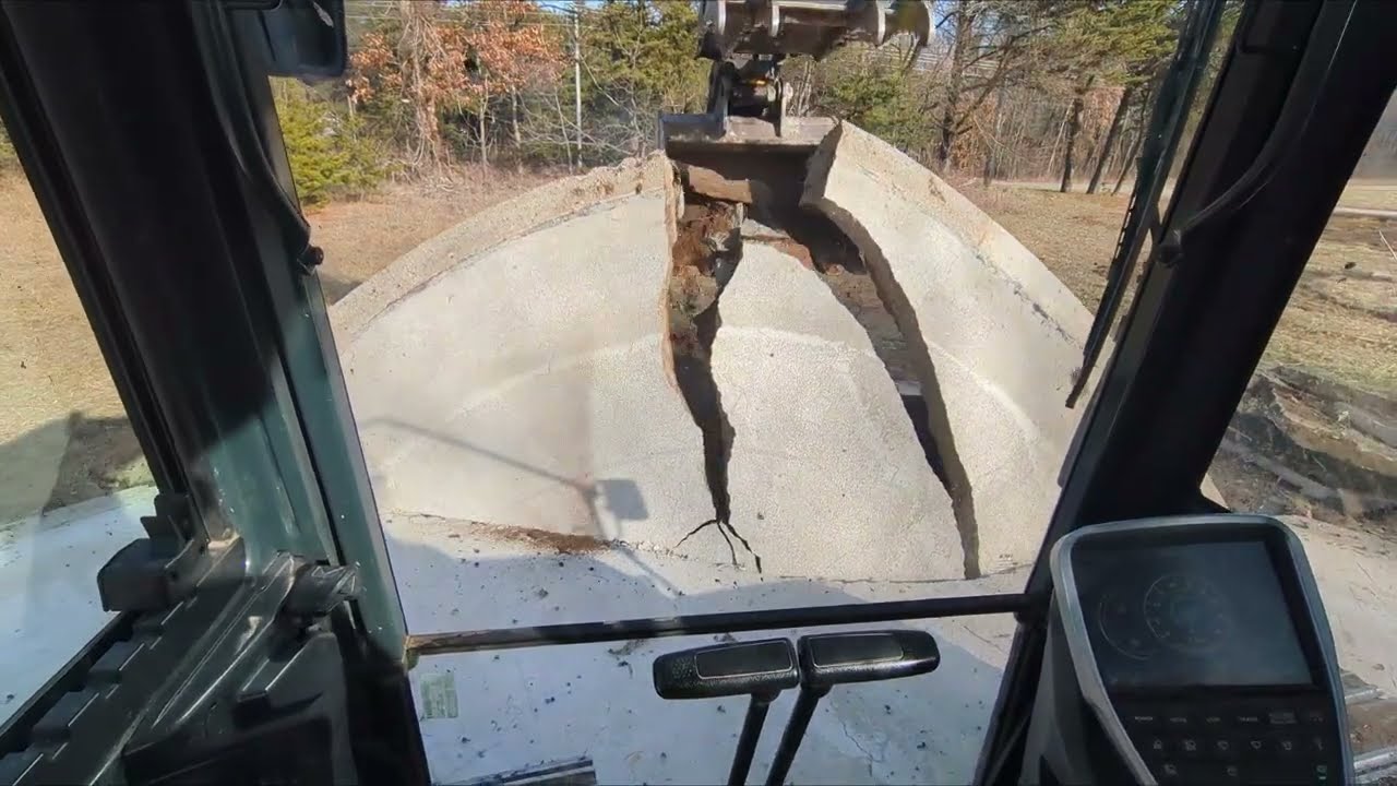 Almost Criminal Breaking Up Some Concrete Last Video Before Christmas 