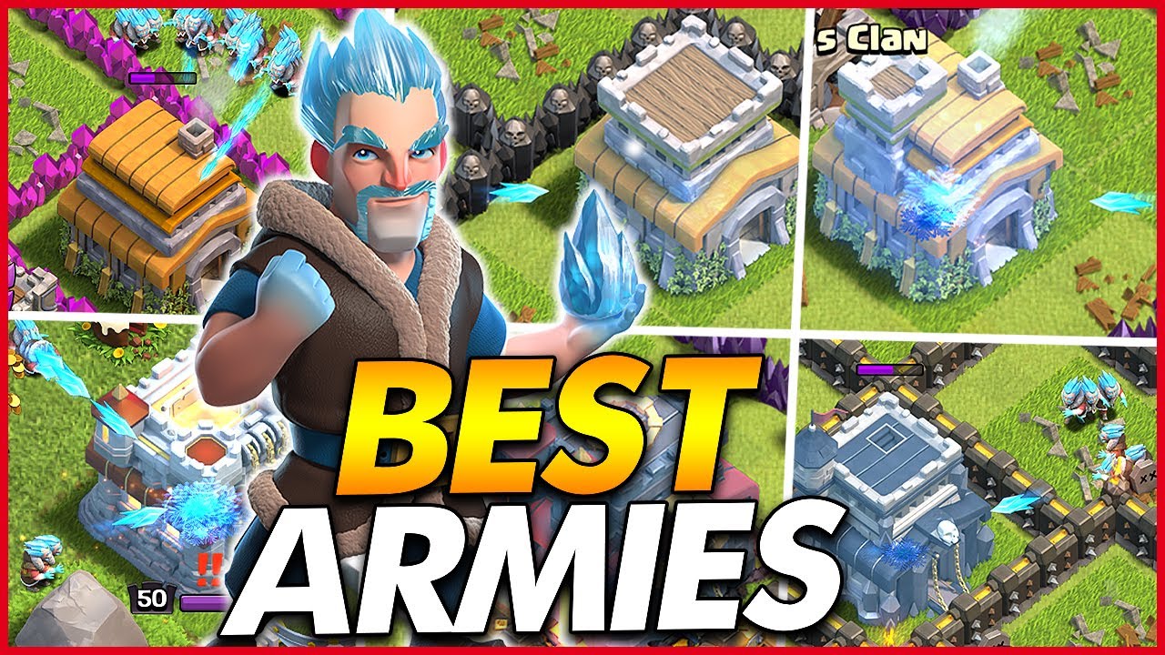 BEST ICE WIZARD ATTACK STRATEGIES FOR LOWER TOWN HALLS!! | Clash of Clans