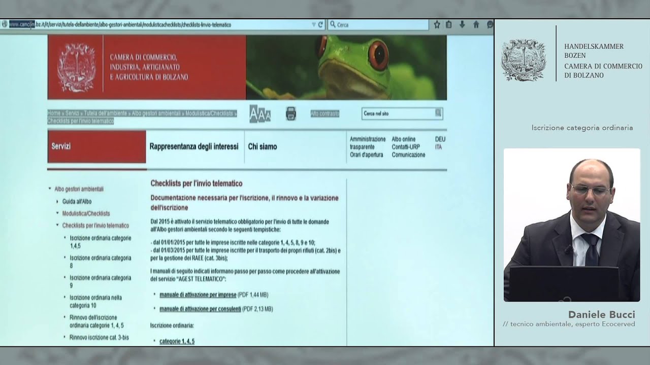 Agest invio telematico, iscrizione categoria ordinaria