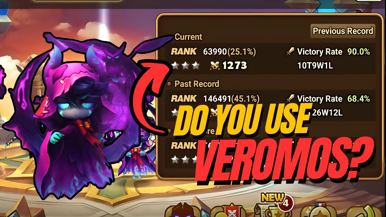 Every Player that is Under C1 Should RESPECT the VEROMOS - Summoners War