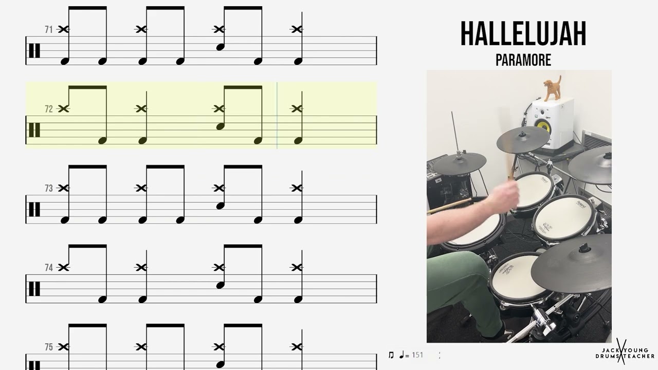 How to Play 🥁   Hallelujah   Paramore