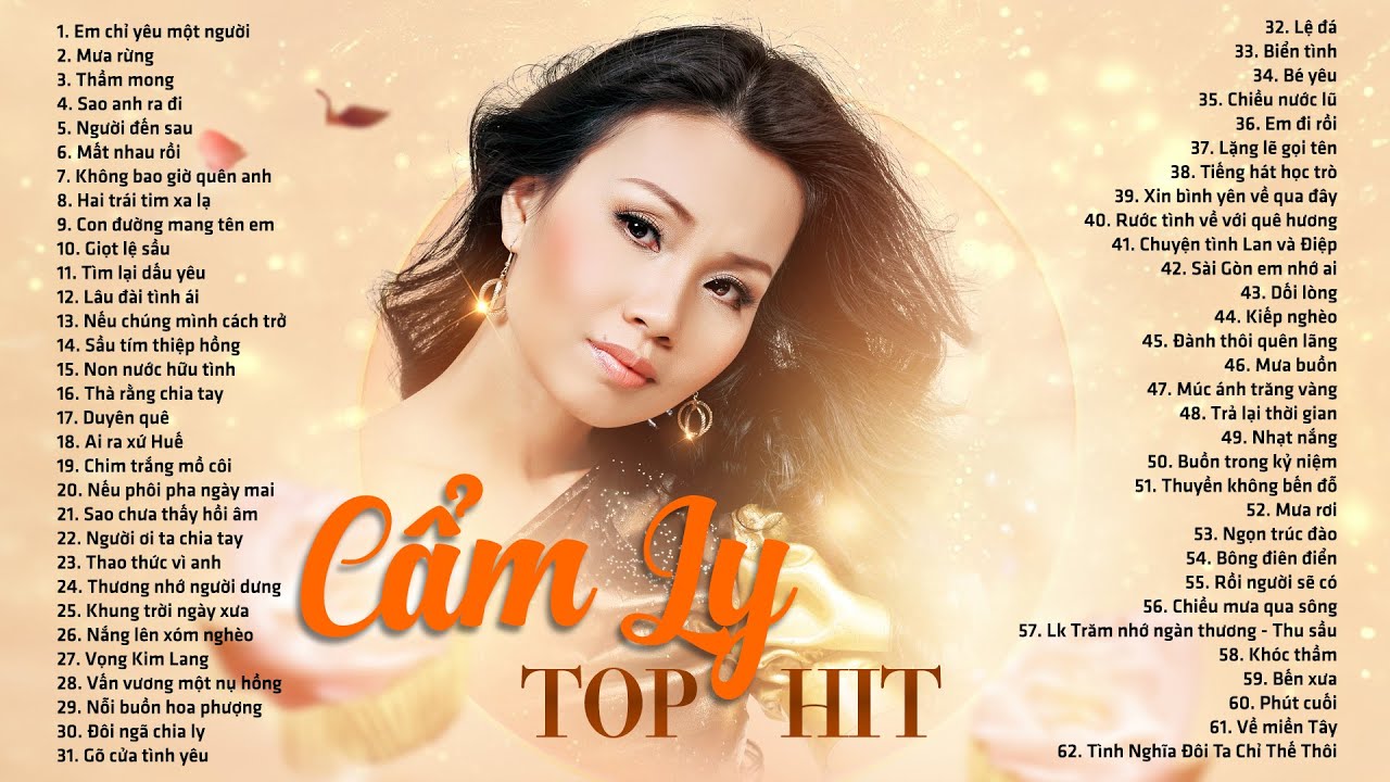 CẨM LY - TUYỂN TẬP 100 BÀI HÁT TRỮ TÌNH, BOLERO HAY NHẤT CỦA CHỊ TƯ CẨM LY