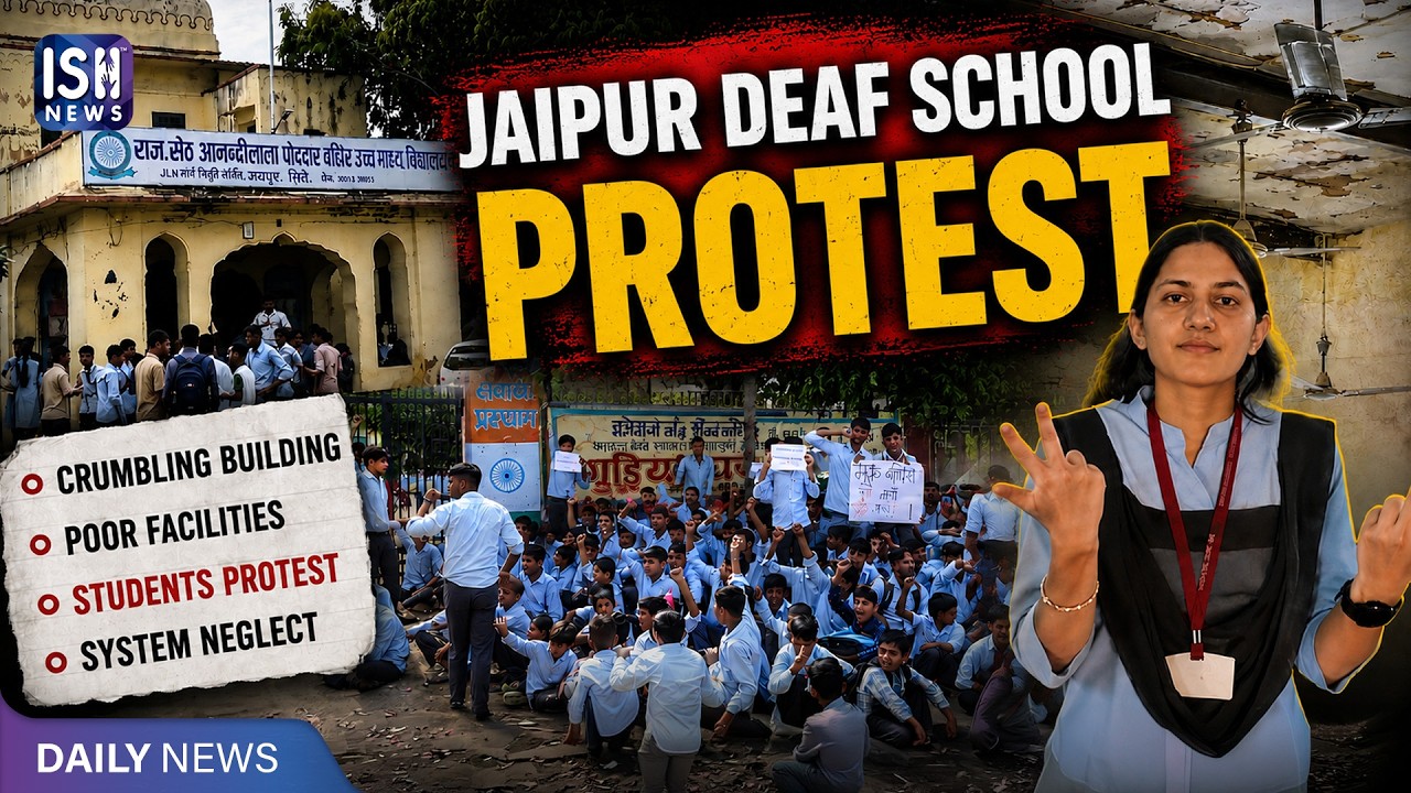 Jaipur Deaf Students Protest Over Poor School Conditions: Principal Suspended | ISH News