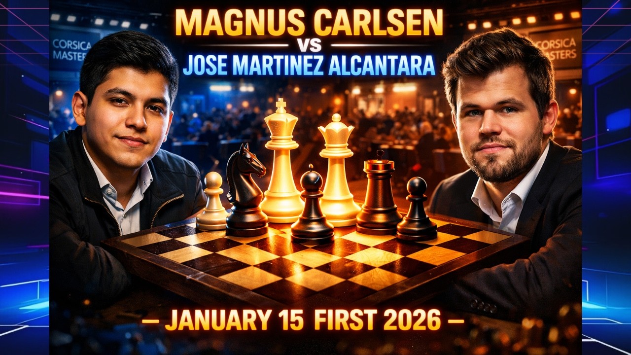 Magnus Carlsen vs Jose Martinez Alcantara ♟️January 15 First 2026♟️