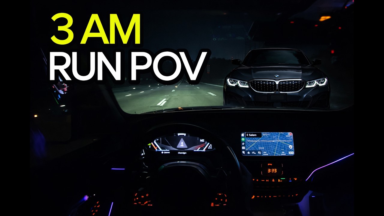 IT'S 3 A.M. COME DRIVE WITH ME - BMW M340i xDrive POV