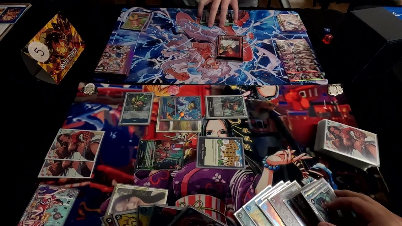 One Piece TCG: Usopp vs Shanks! Local Tournament. Round 3. pt1