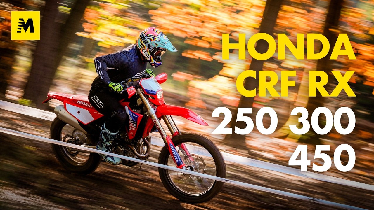 Honda CRF RX 250, 300 o 450!? Qual &egrave; la miglior cilindrata per l'enduro? Honda ha la risposta giusta