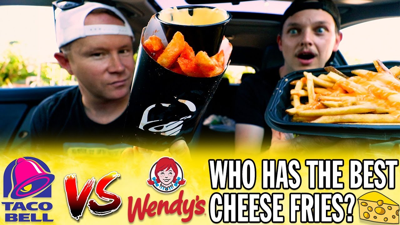 TACO BELL VS WENDY'S! | Who Has The BEST Cheese Fries???