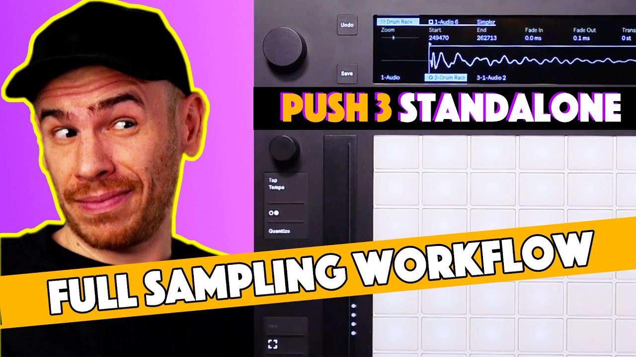 How To Sample on Push 3 Standalone (Tutorial + Boom Bap Beat Making)