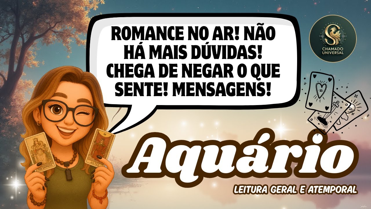 ♒ AQUÁRIO • ROMANCE NO AR! NÃO HÁ MAIS DÚVIDAS! CHEGA DE NEGAR O QUE SENTE! MENSAGENS!