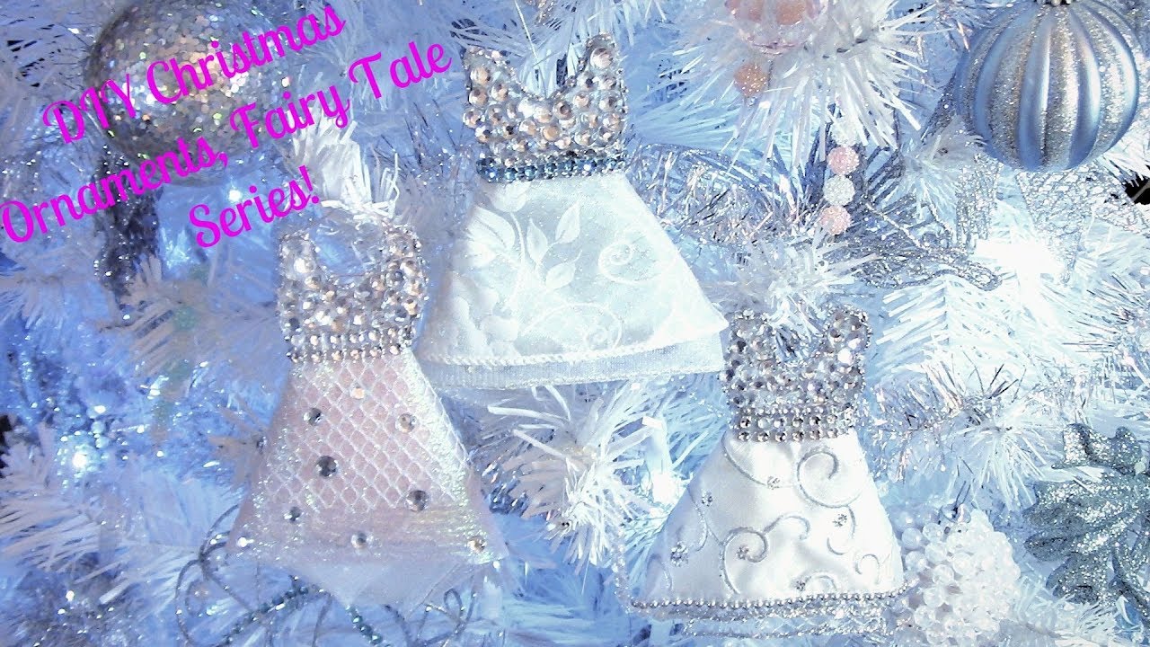 DIY Christmas Tree Ornaments, Fairy Tale Series 1, Super Cute!