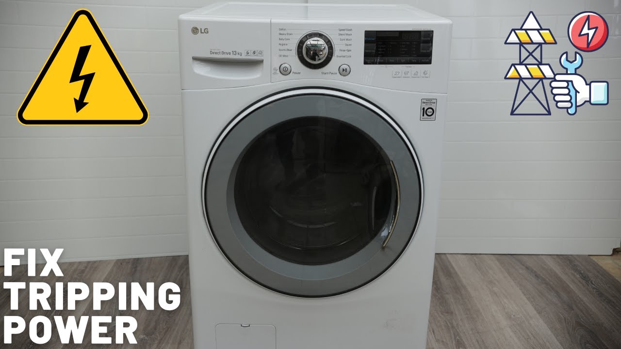 Отключение питания стиральной машины LG: простое решение