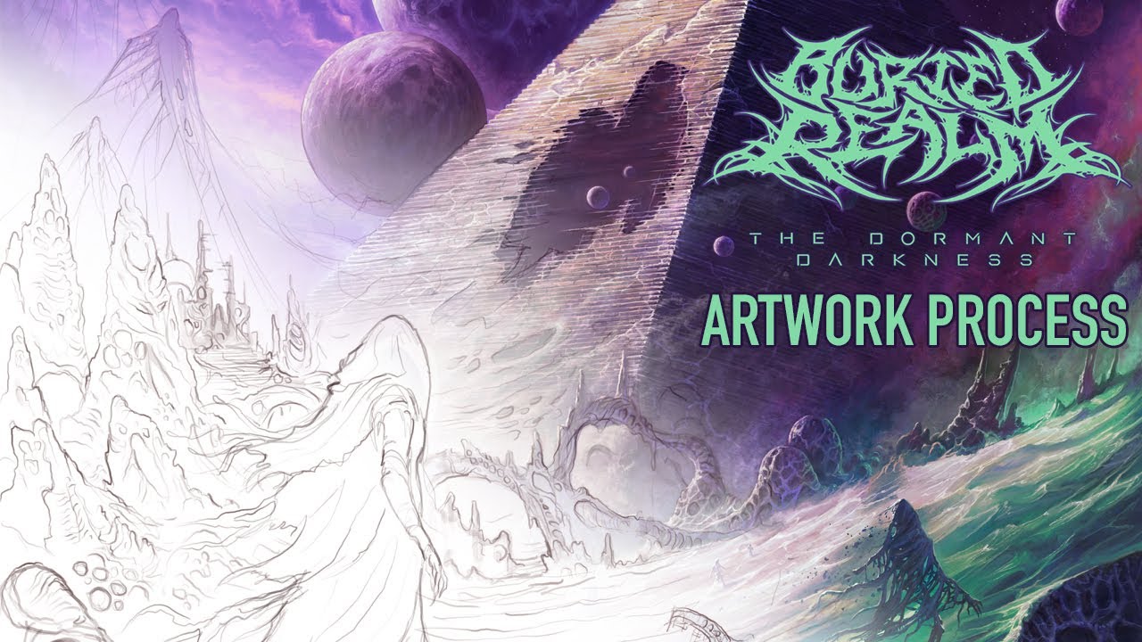 Buried Realm 'The Dormant Darkness' Art Process