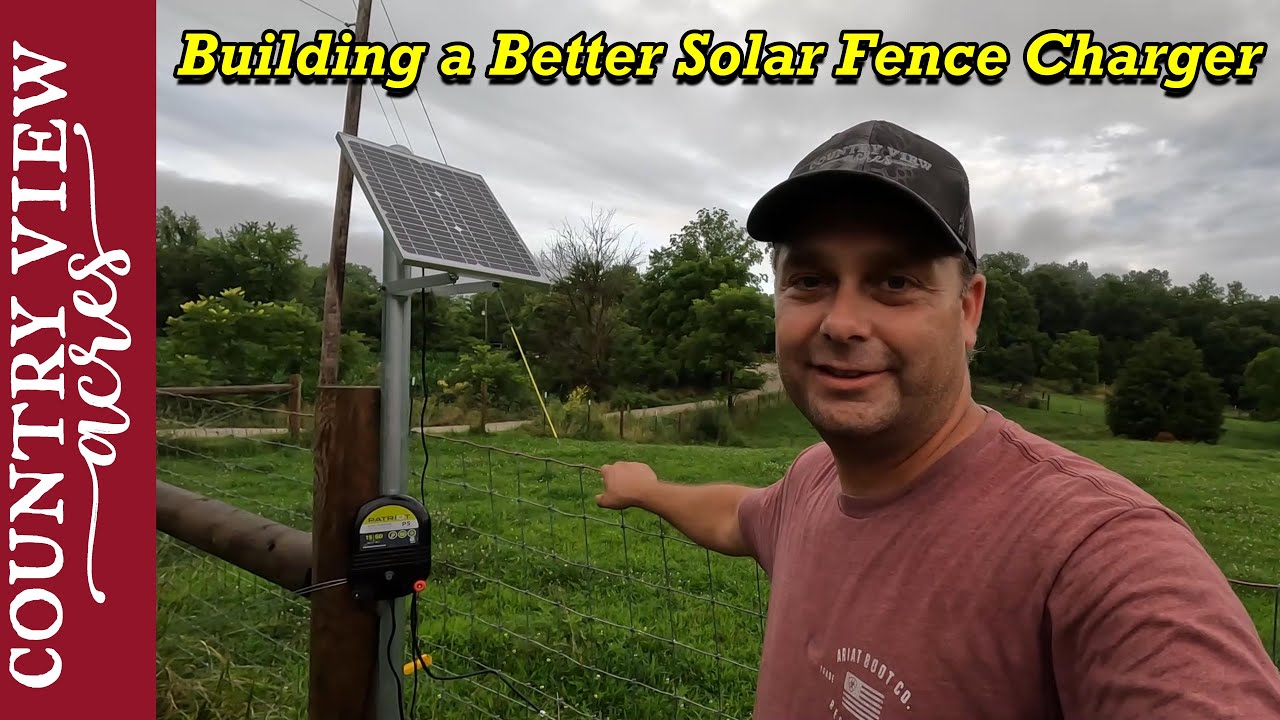 Building a Solar Fence Charger for the Pasture.  It's Time to Restart Rotational Grazing our Steers.