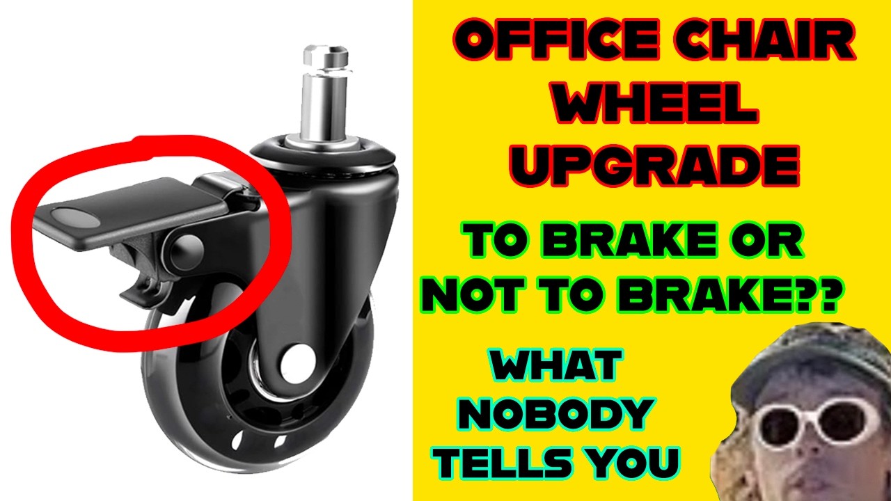 Office Chair Wheel Upgrade: What You Actually Need to Buy WATCH BEFORE YOU BUY | Review and Overview