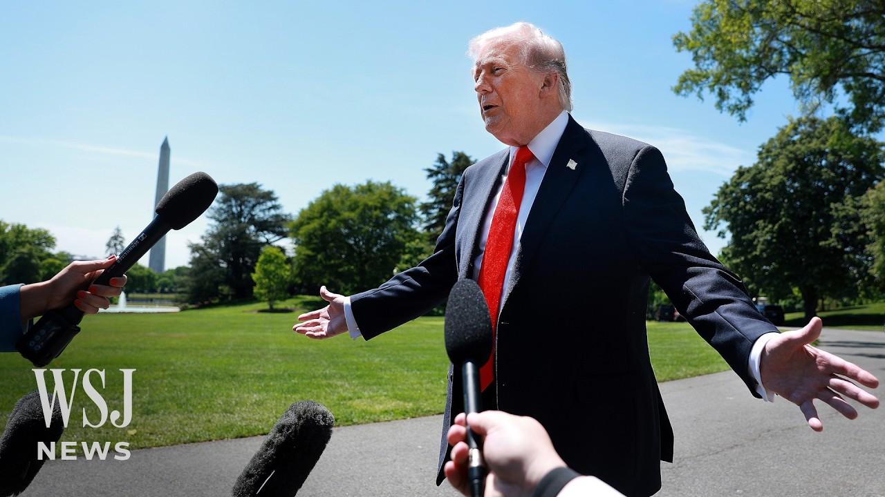 Trump Says U.S. Will Raise Tariffs on EU Automobiles | WSJ News