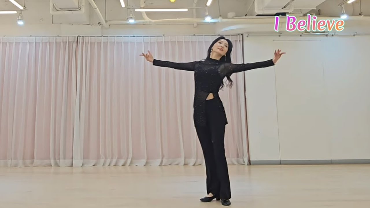 I Believe Line Dance l Intermediate l 아이 빌리브 라인댄스 l Linedancequeen l Junghye Yoon