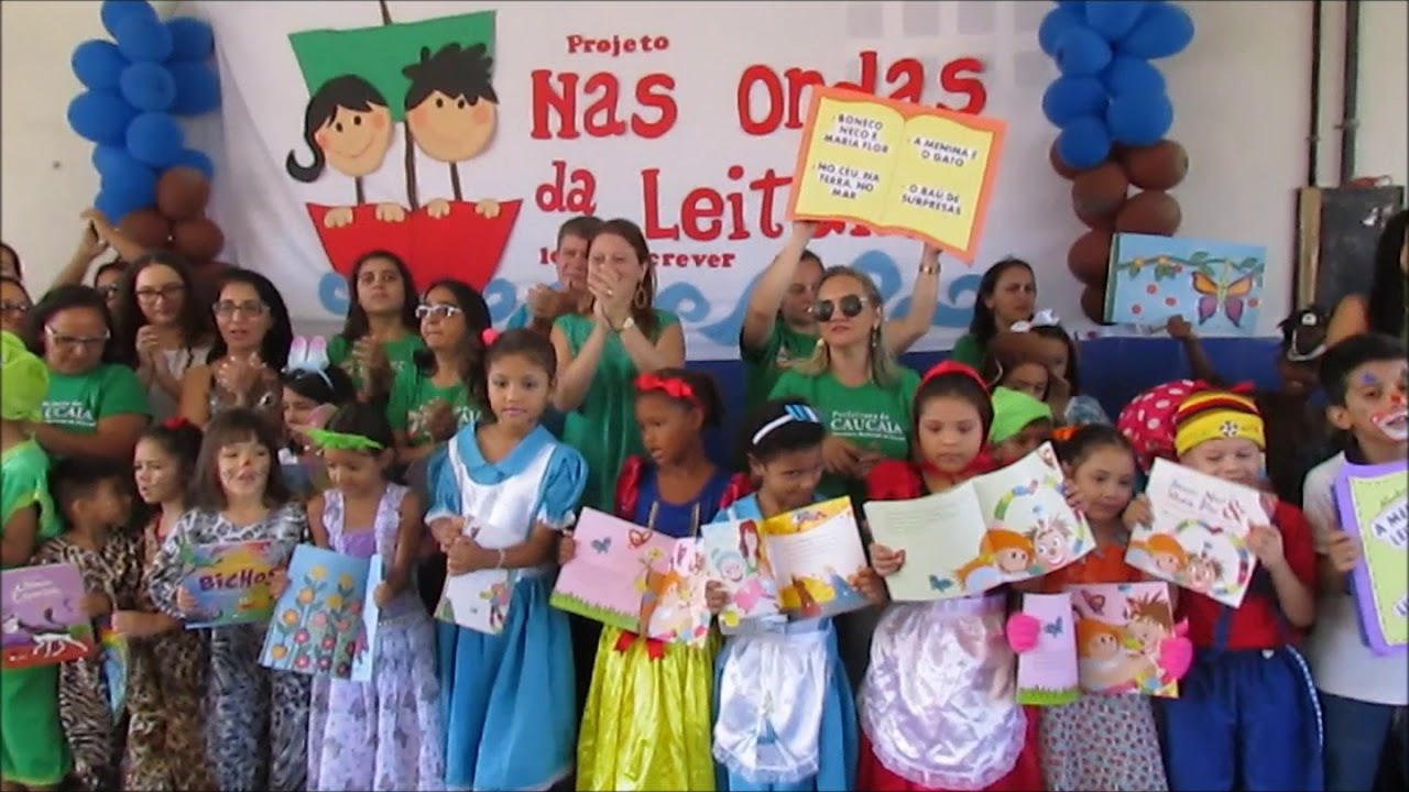 Projeto nas Ondas da Leitura - Escola Antonio Braga da Rocha