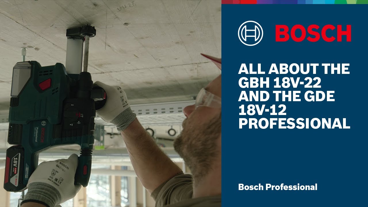 All about the GBH 18V-22 Cordless Rotary Hammer and the Dust Extractor GDE 18V-12 Professional