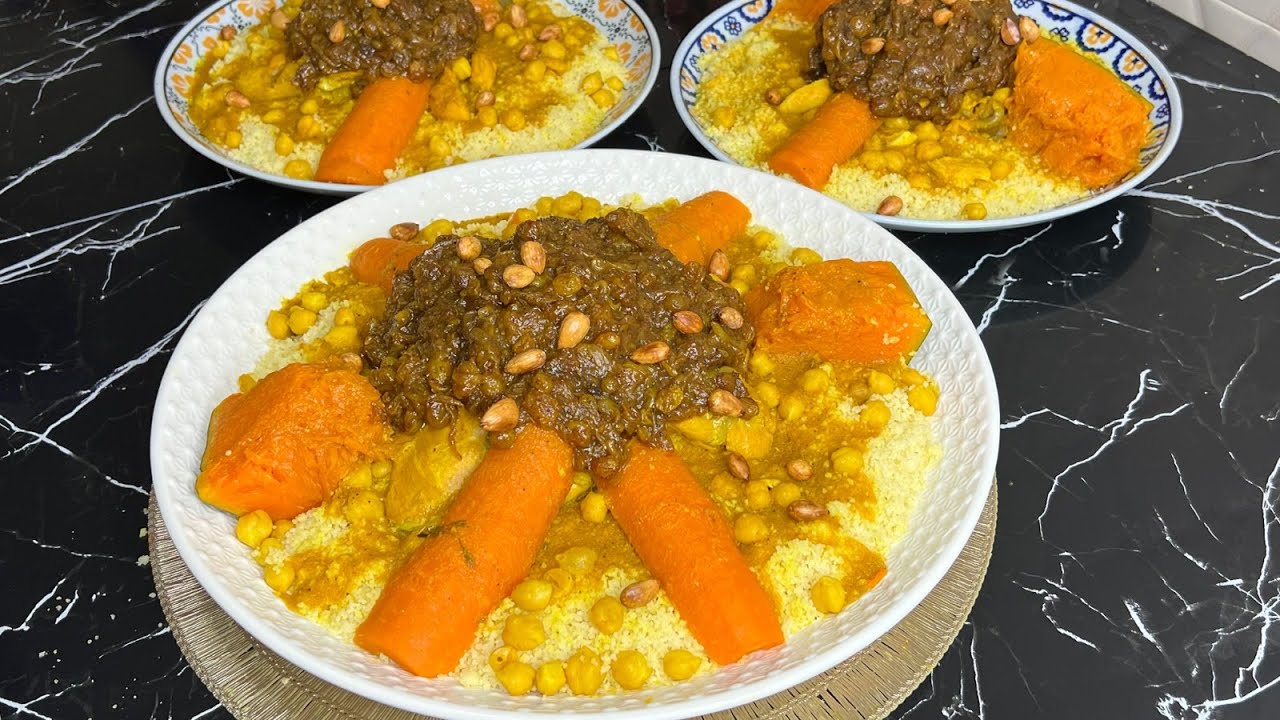 كسكس مغربي بالتفاية ف 30 دقيقة فقط 😲 معلك ومقوم على حقو و طريقو 🇲🇦🇲🇦🇲🇦