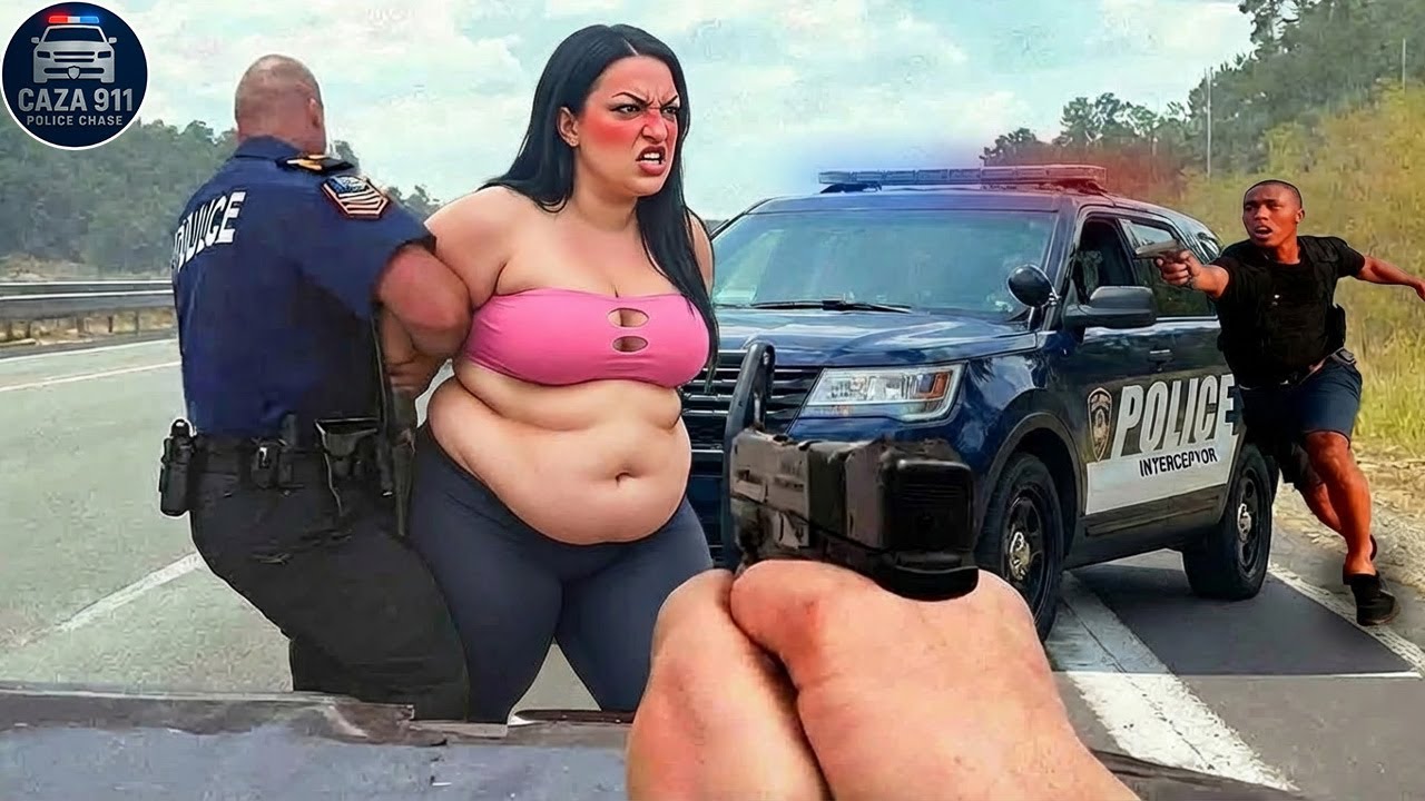 165 Real-Life Crime Shocking Moments High-Speed Police Chases Caught on Dashcam!