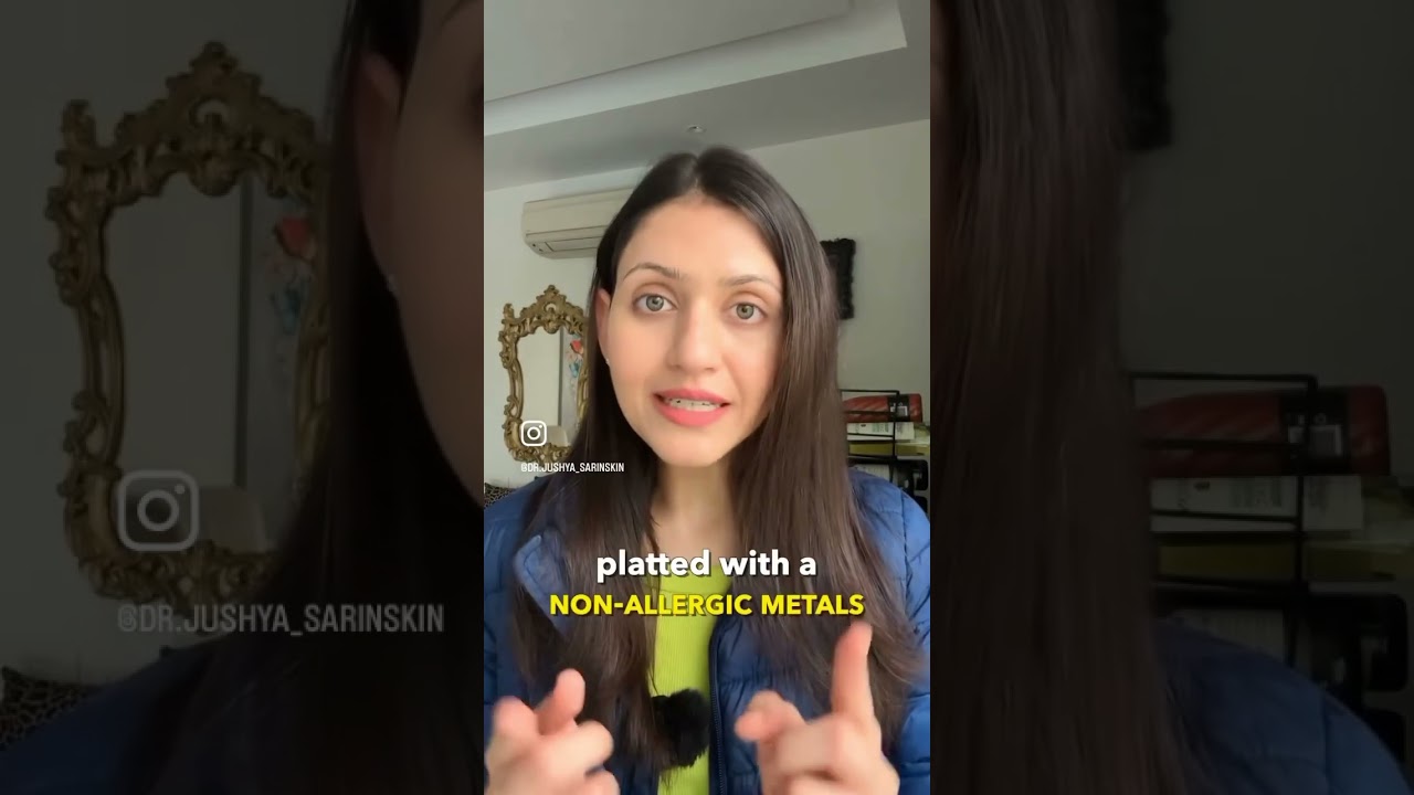 Does gold jewellery cause allergy? || Dr Jushya Bhatia Sarin ||