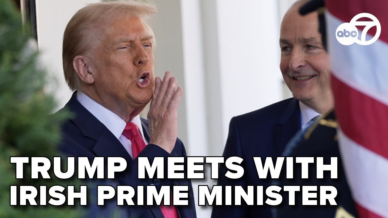 🔴LIVE | President Donald Trump meets with Ireland's Prime Minister
