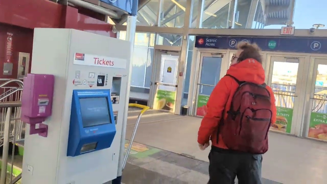 Fire Alarm Going Off at Crowfoot CTrain Station, Calgary, AB