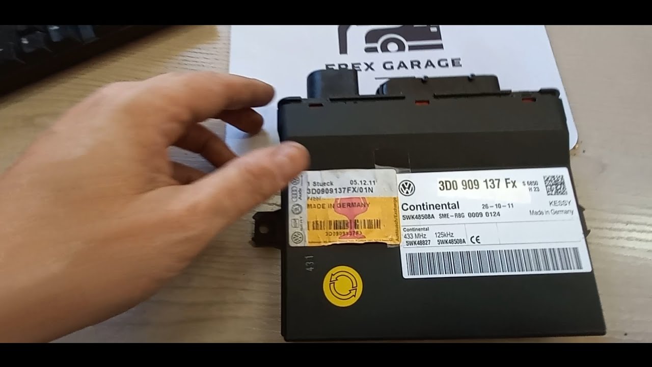 Comment réparer une interface Kessy ou Keyless Go sur vw Touareg V10 Frex Garage 2023