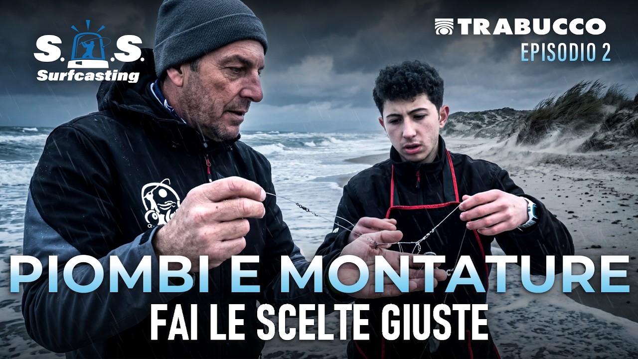 PESCA SURFCASTING | Come scegliere al meglio piombi e montature | SoS Surfcasting S1E2