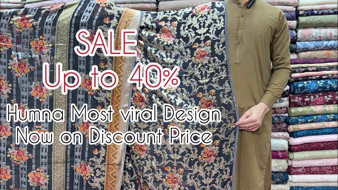 Sale On Palachi suits / HUMNA Most Viral Design Now On Discount Price #firdousrabicentre