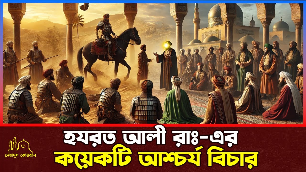 হযরত আলী (রাঃ) এর কয়েকটি আশ্চর্য বিচার । Islamic Story Bangla