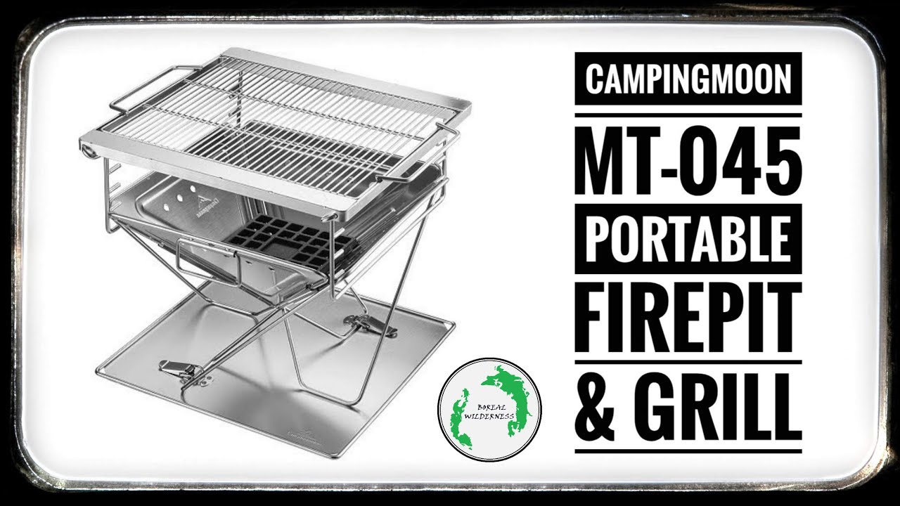 Campingmoon Portable Firepit & Grill (MT-045) Unboxing and Testing