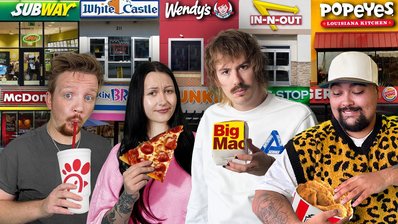 Brits Rate EVERY American Fast Food Restaurant | A Tier List