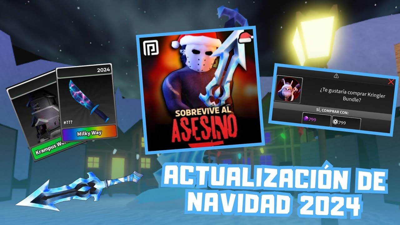 Actualización de Navidad 2024 - Sobrevive al Asesino Roblox 🎄