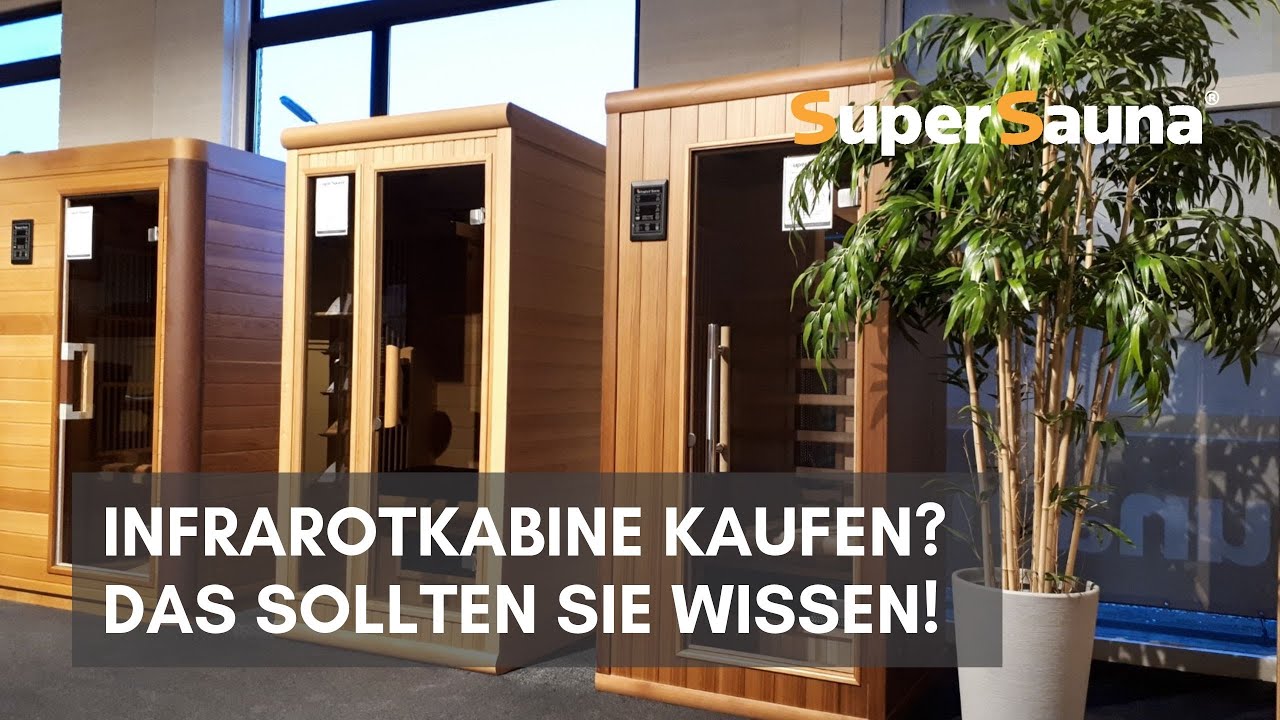 Infrarotkabine kaufen & Preise vergleichen | Worauf Sie achten sollten | SuperSauna®