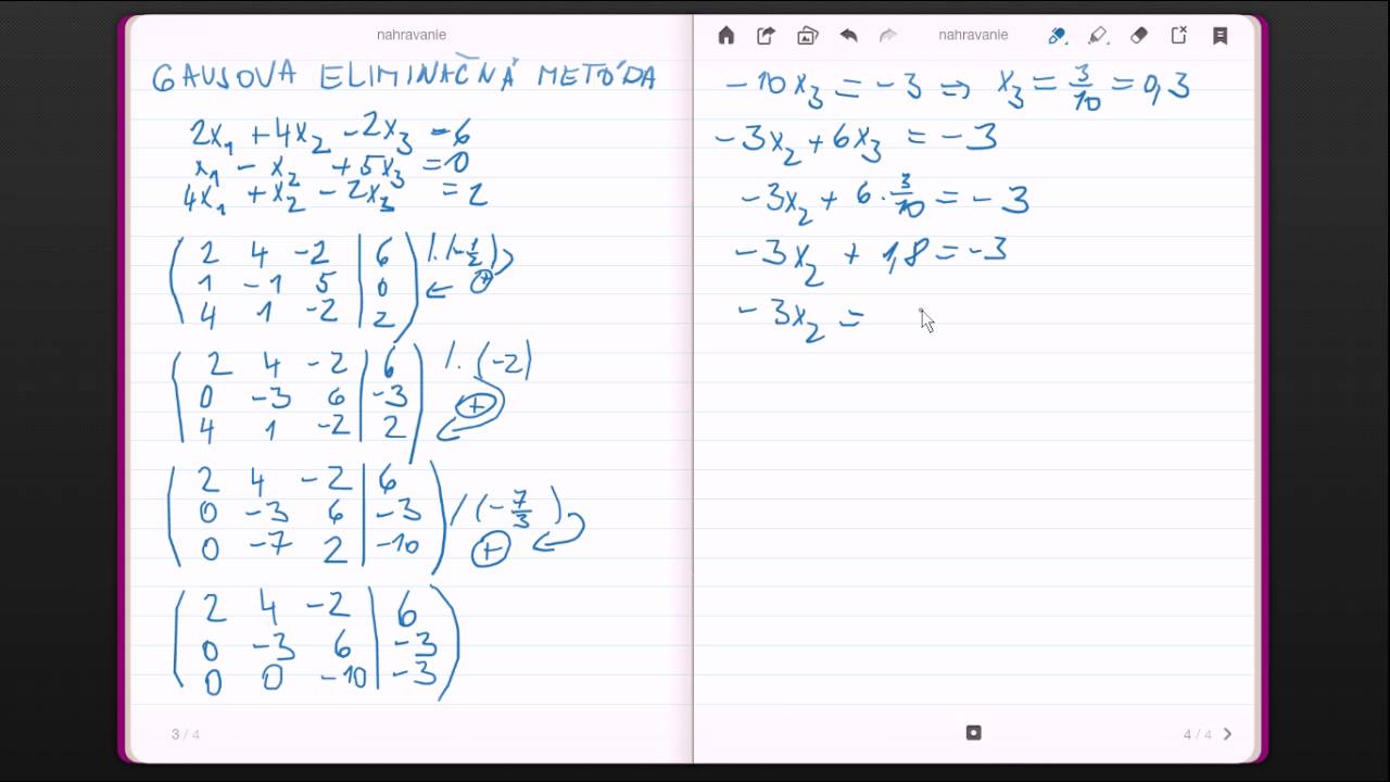 Gaussova eliminačná metóda
