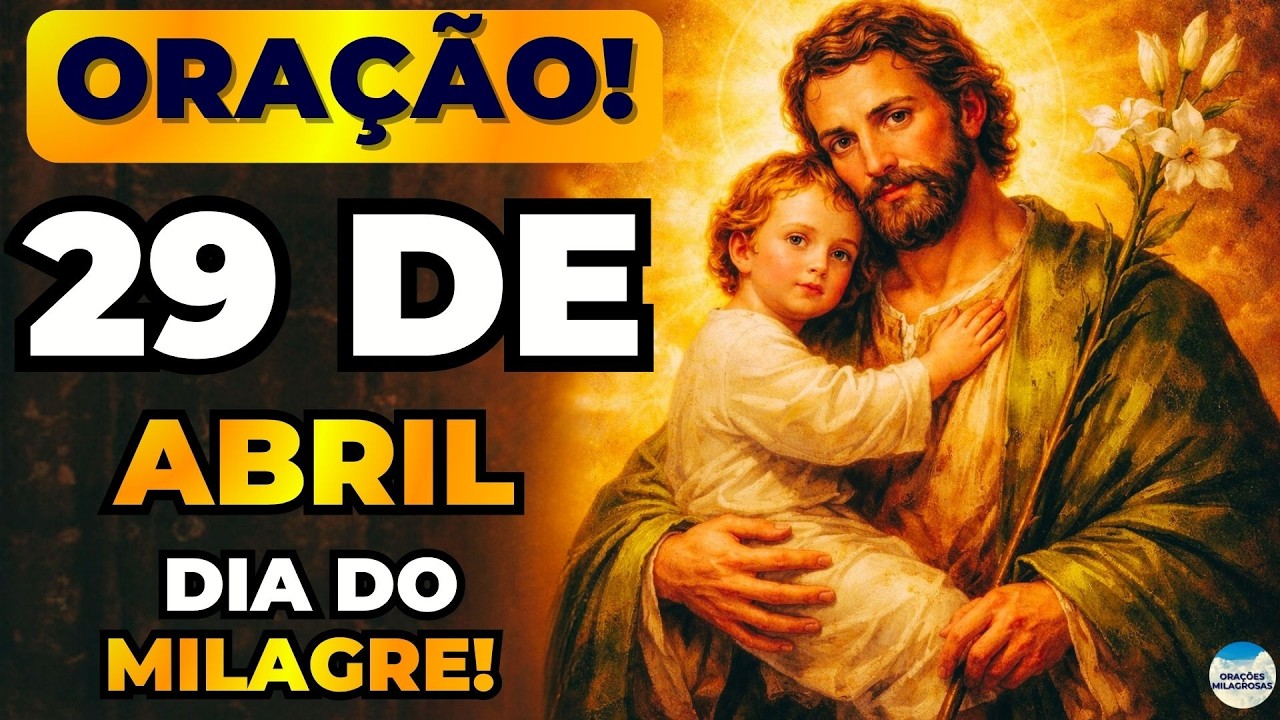 🙏ORAÇÃO de SÃO JOSÉ🙌HOJE se REALIZA o MILAGRE IMPOSSÍVEL!