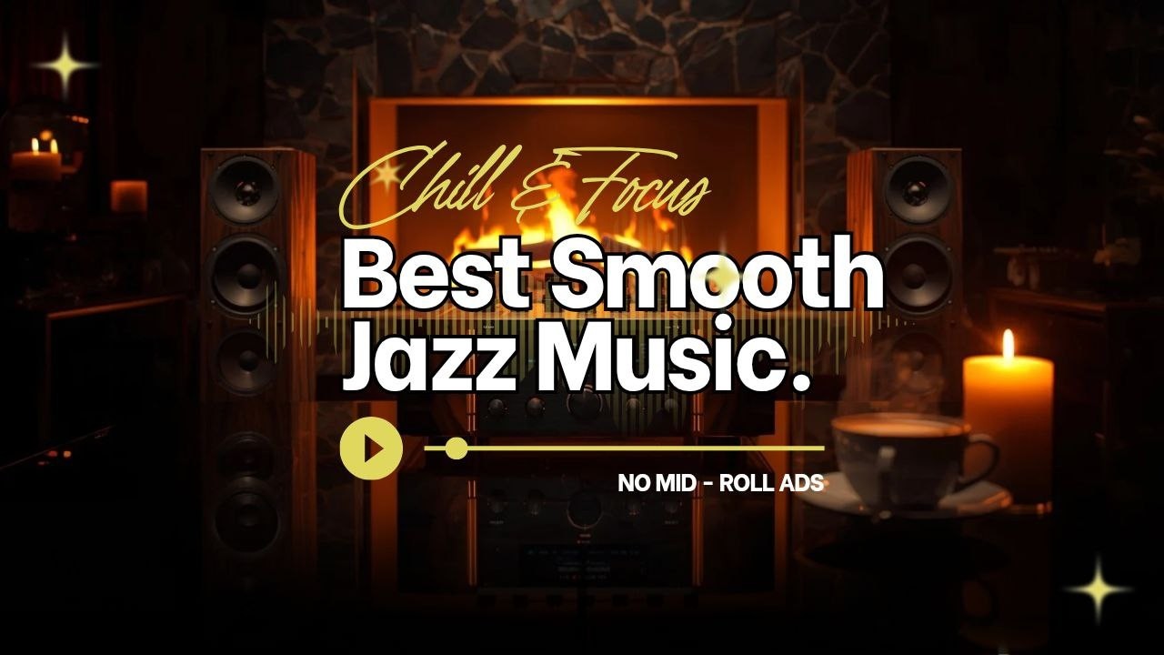 Best Smooth Jazz Music and R&B Grooves 🌙  Chill, Focus & Stress Relief | No Mid - Roll Ads
