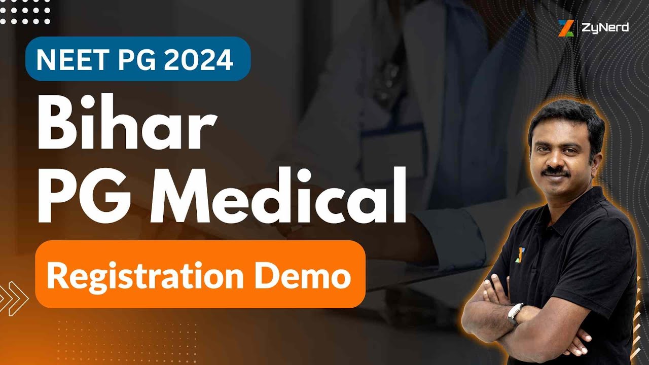 Bihar PG Medical | Registration Demo | NEET PG 2024