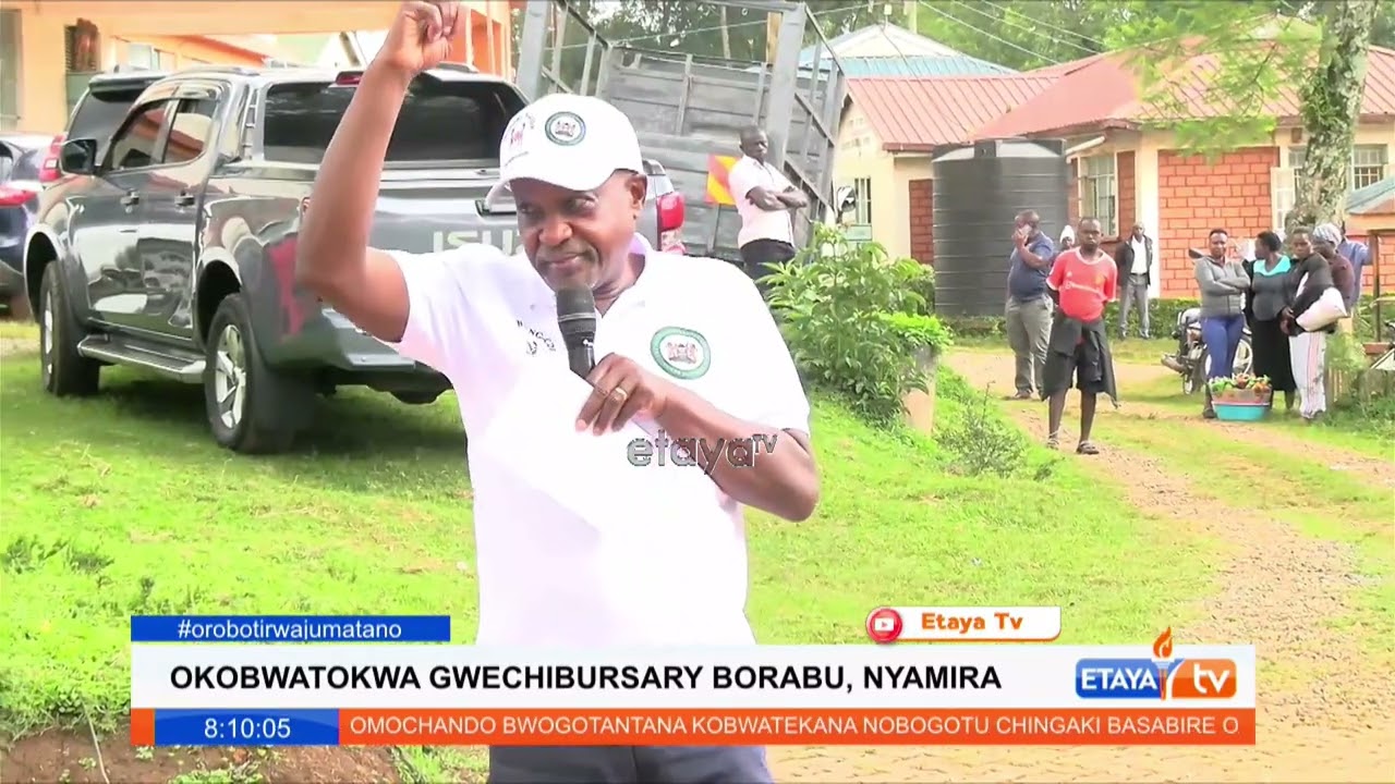 Borabu MP Patrick Osero launches a Ksh 43,469,000 bursary funds to college and university students