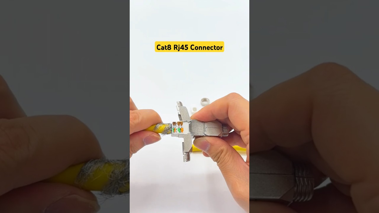 Fix Cat8 Ethernet Cables FAST! Using Cat8 Coupler & RJ45 Connector (No Special Tools!) | Save Time