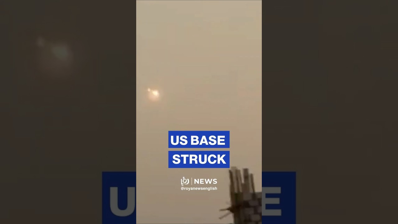 Moment US Fifth Fleet base in Bahrain is struck