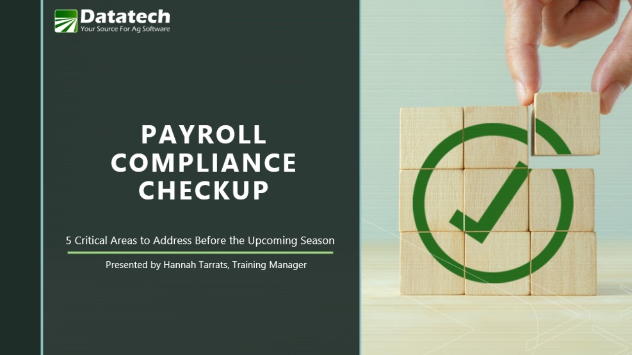 2026 Payroll Compliance Checkup Webinar
